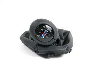 For;BMW E39 M5 illuminated Six 6 Speed Gear Stick Shift Knob boot Genuine Leathe 