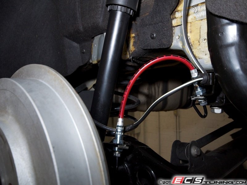 ECS 024676ECS01 ExactFit Stainless Steel Brake Lines Rear (Drum Brakes)