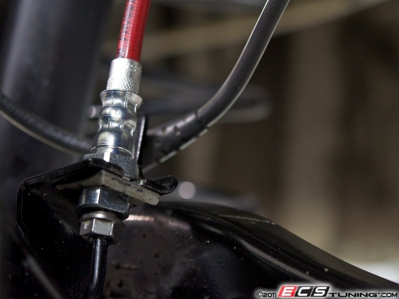 ECS 024676ECS01 ExactFit Stainless Steel Brake Lines Rear (Drum Brakes)