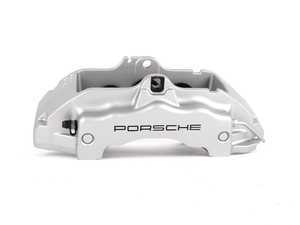 ES#1446174 - 95535142253 - Front Right Brake Caliper - Priced Each - Silver caliper for S models - Genuine Porsche - Porsche
