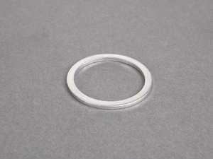 ES#1376023 - 90012311830 - Oil Drain Plug Washer - 22 X 27 - Sealing crushable washer - One time use only - Genuine Porsche - Porsche