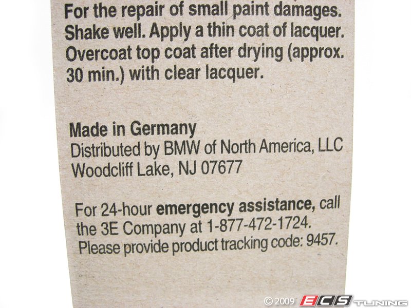 Genuine BMW 51910419746 Jet Black Touch Up Paint Stick 668 (5191