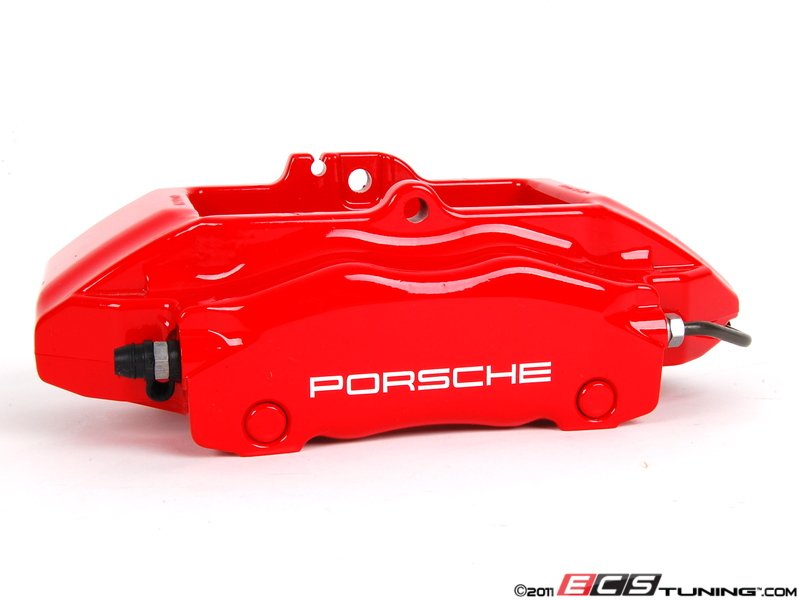 Genuine Porsche 99635142511 Front Brake Caliper Red