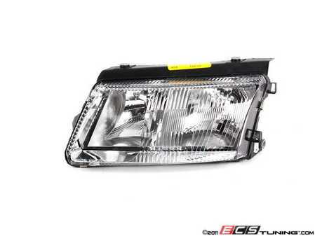 ES#2497390 - 9548091E - European Halogen Headlight - Includes Fogs - Left (Driver Side) - Improve night time visibility with these European headlight housing - DJ Auto - Volkswagen