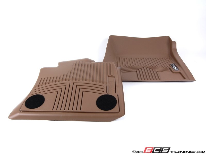 Genuine BMW 82112211586 E70/71 Front All Weather Floor Mats Beige