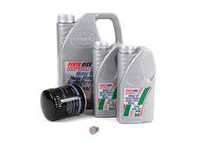 ES#1521 - B5V630V3KKT - Oil Service Kit - Includes Mann oil filter and Pentosin 5w-40 oil - Assembled By ECS - Audi Volkswagen