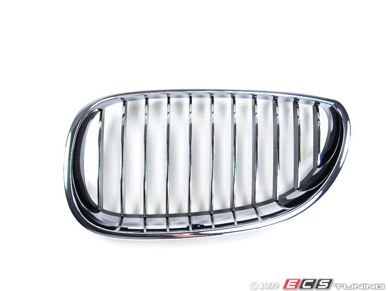 thumbnail image 2 of Front Kidney Grille Set L+R – Chrome & Black For BMW E60 E61 – 51137065701/2 2 of 6