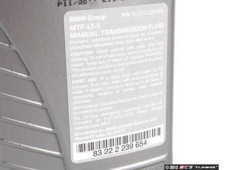 Genuine BMW - 83222239654 - LT-5 Manual Transmission Fluid - 1 Liter