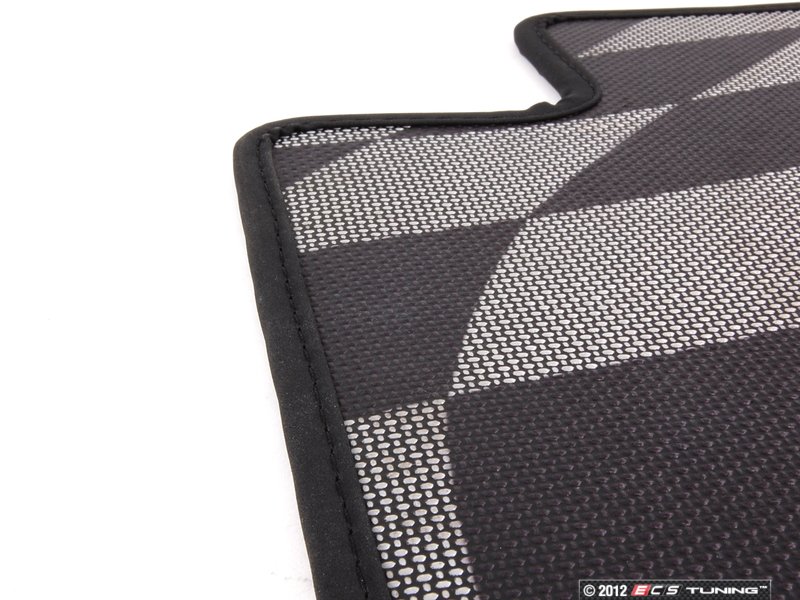 Genuine MINI 51470429912 John Cooper Works Checkered Floor Mats