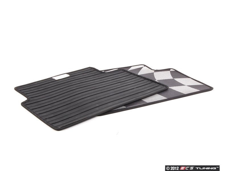 Genuine MINI 51470429912 John Cooper Works Checkered Floor Mats