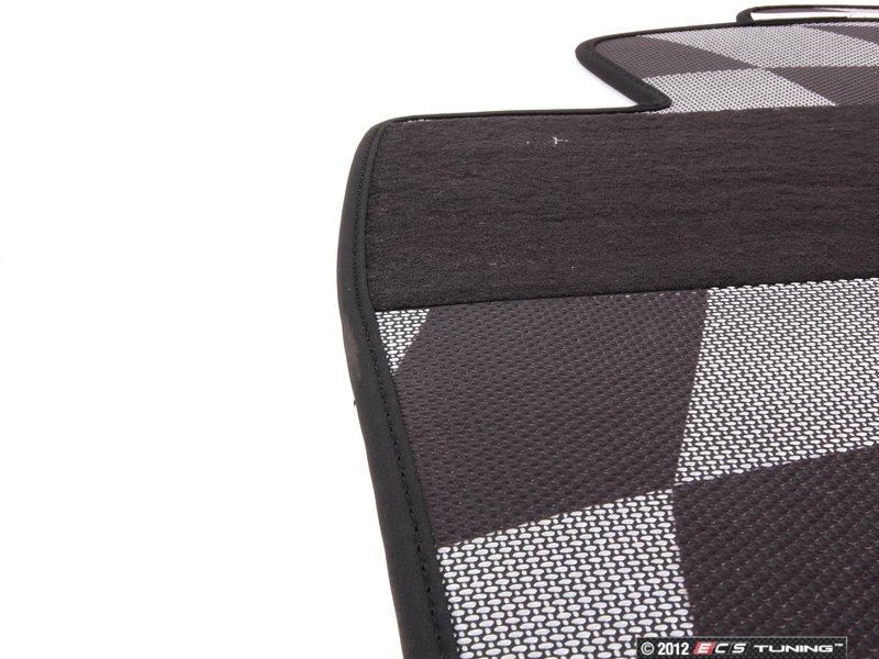 Genuine MINI 51470441800 John Cooper Works Checkered Floor Mats