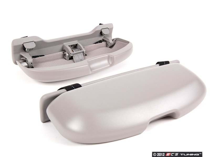 Genuine European BMW 51164862872KT Sunglasses Holder Set Grey