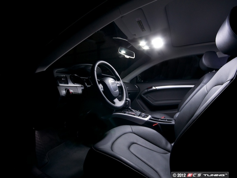 ECS News Audi B8 A5 Coupe LED Interior Lighting