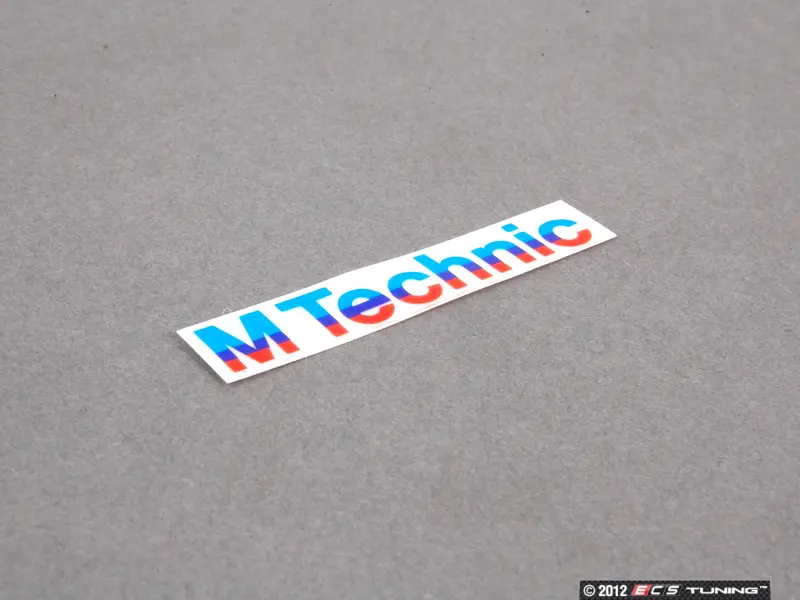 Details about   Sticker Mtechnic M technic Sticker x6 E24 E28 Original 51111919154 for BMW E30 