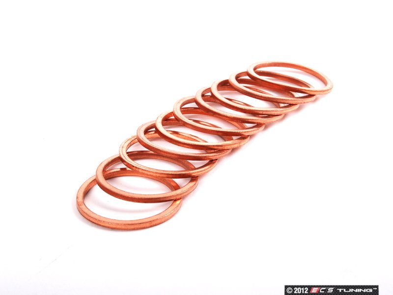 Elring 21626031 10PACK Copper Drain Plug Washer Pack Of 10