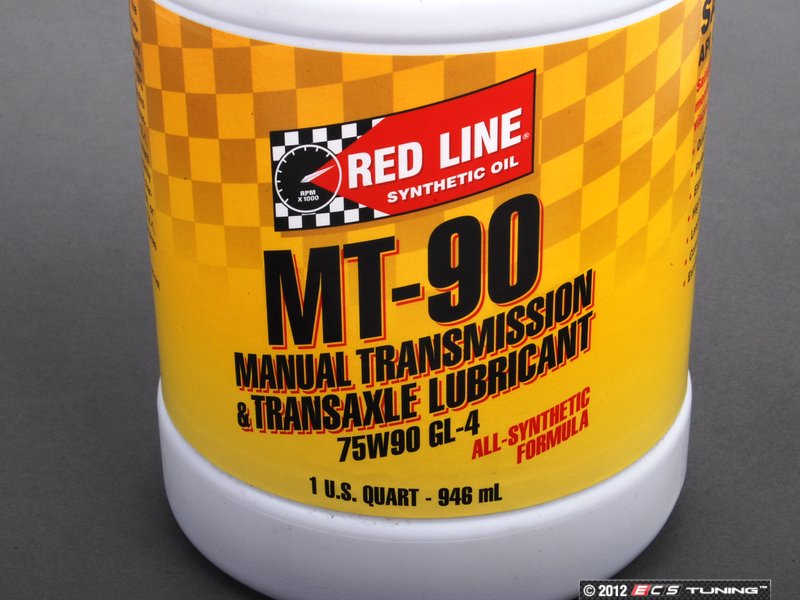 Red Line MT-90, Full Synthetic Manual Transmission / Transfer Case Gear  Oil: 75W-90 GL-4