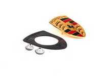 ES#2568968 - 99755921102KT - Full Color Hood Crest Kit - Complete installation kit with new-style crest - Genuine Porsche - Porsche