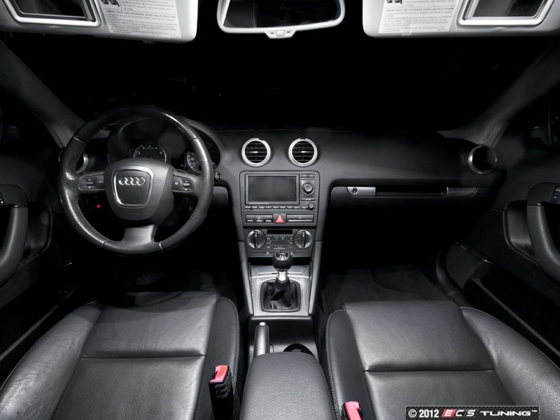Learning style mate ECS News - Ziza LED Interior Light Kit for Audi A3 8P 2005+