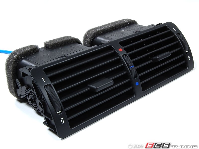 Genuine BMW 64228364021 E39 Center Air Vent Assembly Schwarz