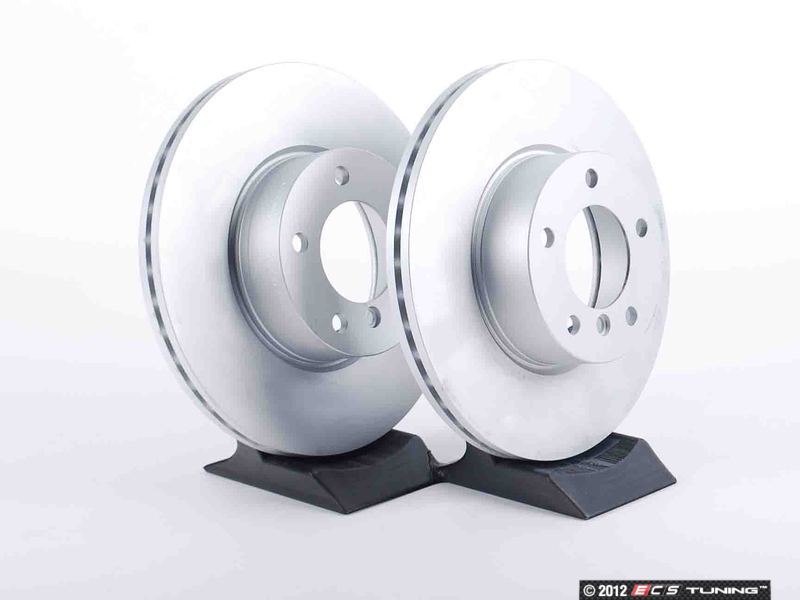 Genuine BMW 34116855006KT Front Brake Rotors Pair (312x24)