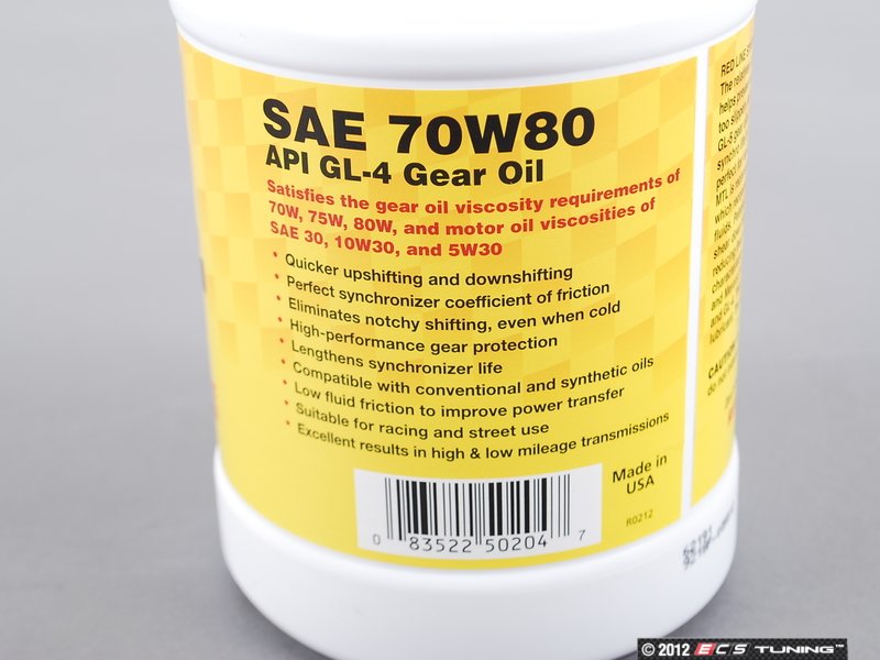 Redline B5S4MTL Manual Transmission Service Kit