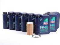 ES#2535662 - 99610722553KT - ECS Oil Service Kit - 0W-40 - Everything you will need to complete an oil change. Kit includes LIQUI MOLY Oil & a Hengst Filter - Assembled By ECS - Porsche
