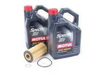 ES#1892014 - 4M0V83KOILKT - Oil Service Kit - Premium - Includes 10 liters of Specific 502.00 / 505.00 / 505 (5w-40), filter, and drain plug sealing washer - Assembled By ECS - Audi Volkswagen