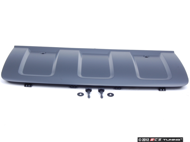 Genuine Volkswagen Audi - 4L0807819HV7W - tow hitch cover - Sabre (Black)