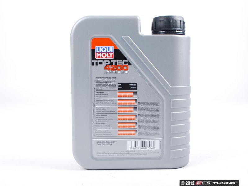 LiquiMoly 2004 Top Tec 4200 Long Life Synthetic Engine Oil (5w30