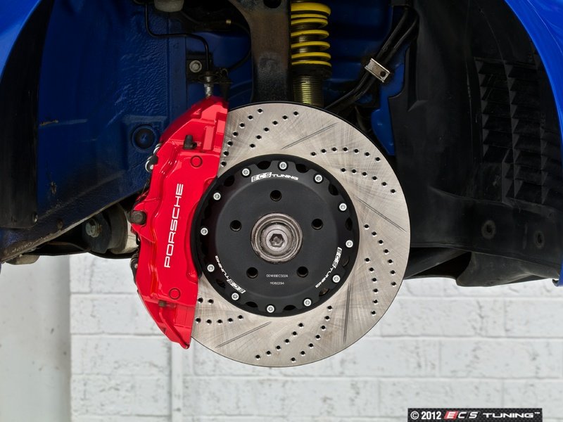 ECS B5S4S4BBKBXS Front Big Brake Kit Stage 4 2Piece Cross