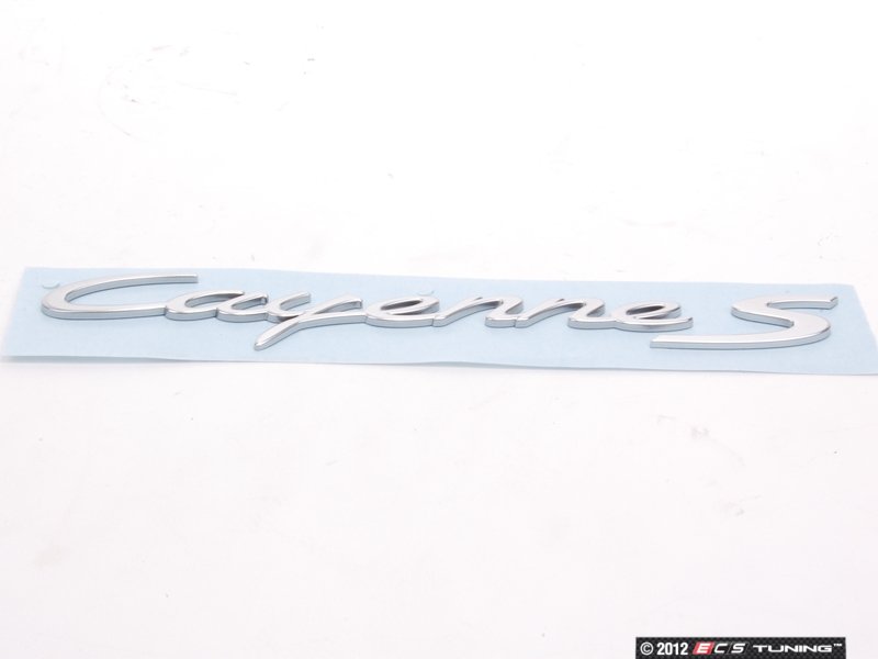 Genuine Porsche - 958559676000C1 - LOGO CAYENNE S CHROM