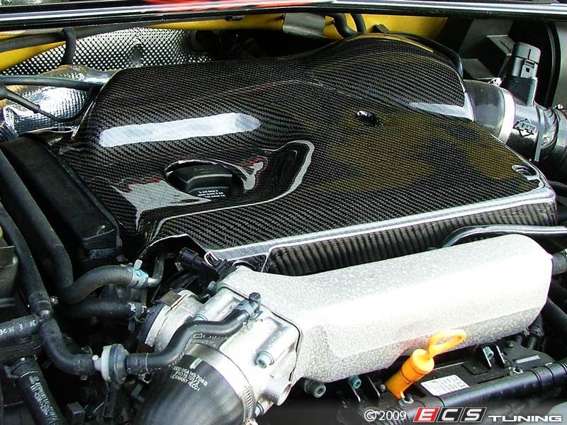 ECS News VW MKIV 1.8t Carbon Fiber Engine Cover
