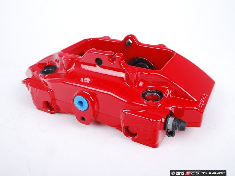 Genuine Porsche - 99635242213 - Rear Brake Caliper - Red