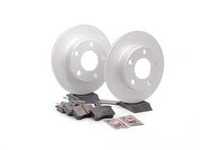 ES#2561511 - 8D0615601AKT1 - Rear Brake Service Kit - Featuring Meyle rotors and Vaico semi metallic pads - Assembled By ECS - Audi
