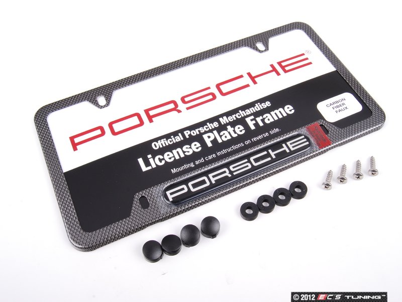 Porsche Logo License Plate