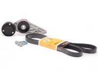 ES#2581840 - 06B903133EKT1 - Accessory Belt Kit - Includes belt, tensioner, & hardware to ensure that your belt is tight! - Assembled By ECS - Audi
