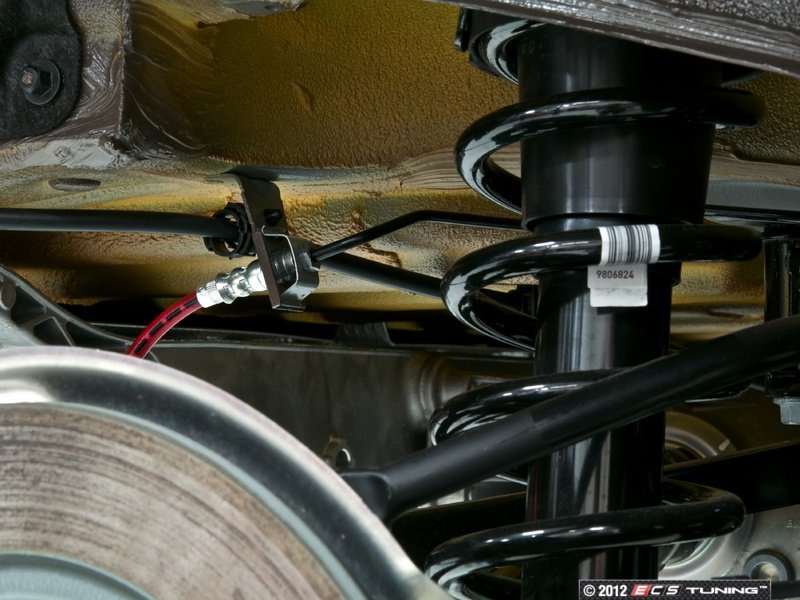 ECS 002436ECSKT ExactFit Stainless Steel Brake Lines Kit