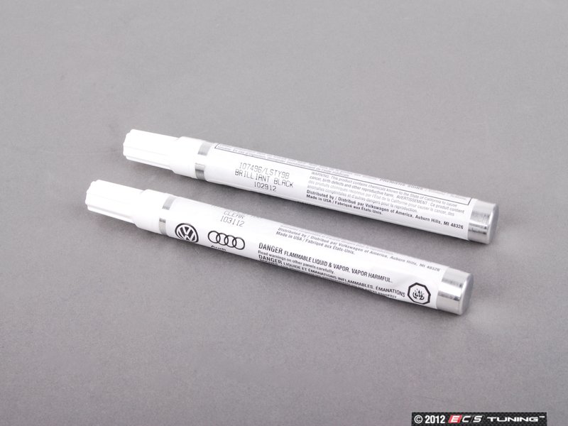 thumbnail image 2 of Magic Paints Touch Up Paint Pen For Audi/VW – Brilliant Black LY9B / Y9B / A2A2 – 10ml 2 of 6