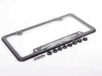 ES#2139027 - 80122211237 - MINI Black Jack License Plate Frame - Black - Priced Each - With the gray / black color scheme - Genuine MINI - MINI