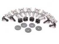 ES#2998 - ECSUBPK - front Belly Pan Installation Hardware Kit - Don't allow your belly pan to drag across the ground - Assembled By ECS - Audi Volkswagen