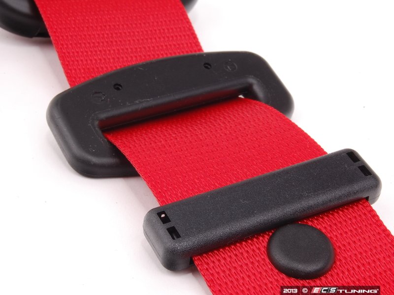 Genuine Porsche 99780303302NKT Front Seat Belts Set Guards Red