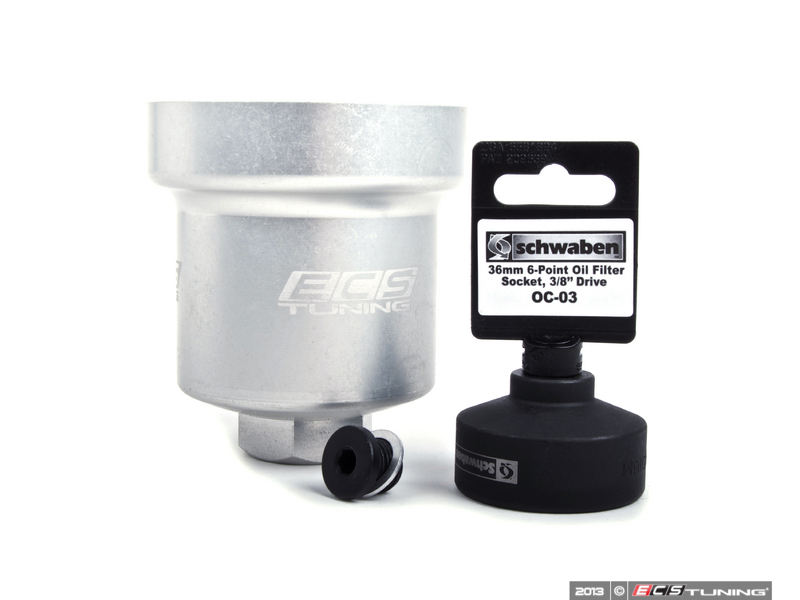 ECS News - Billet Aluminum Oil Filter Housing + Removal Tool Kit Aluminum Filters Are Used To Remove
