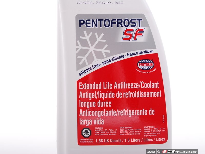 Pentosin G12 Coolant / Antifreeze (Pink 1.5L) for VW, Audi & Porsche