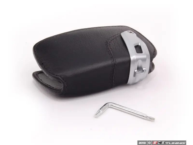 Cover Black 82292219911 NEW Genuine BMW Key Holder Fob Leather Case 
