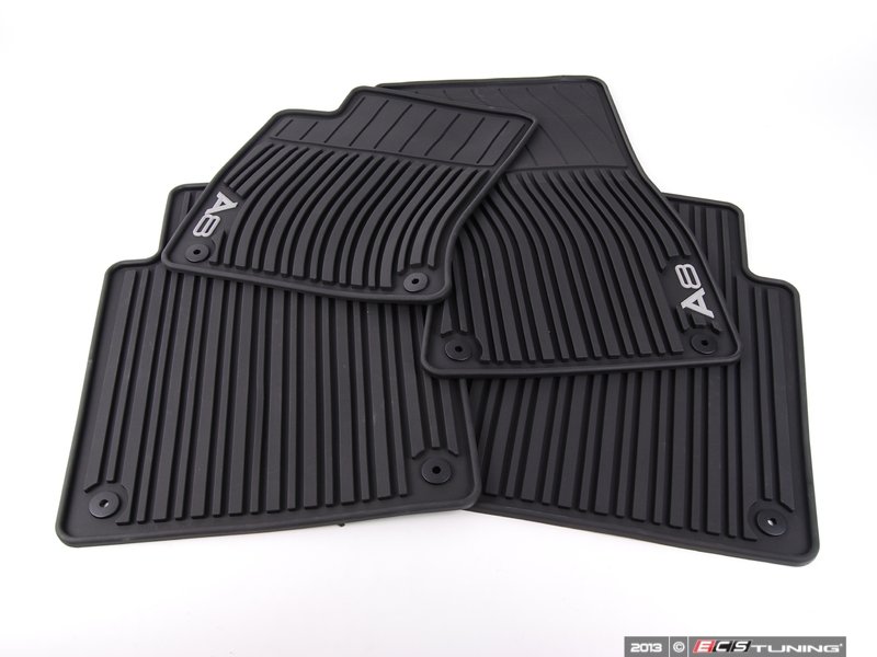 Genuine Volkswagen Audi ZAW179011BLK All Weather Rubber Floor Mats