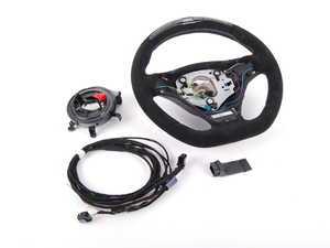 ES#2207062 - 32302165395 - BMW Performance Steering Wheel - Features a multifunction display, adjustable shift lights, and alcantara covered gripping surfaces - Genuine BMW M Performance - BMW