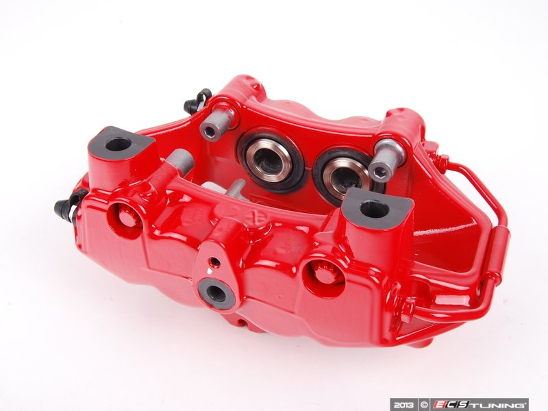 Genuine Porsche - 99735242612 - Rear Brake Caliper - Red