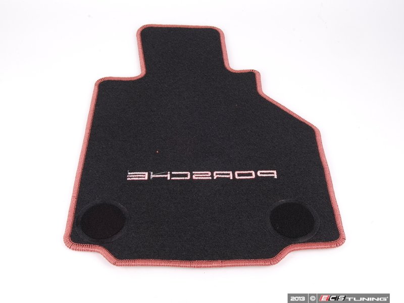 Genuine Porsche 00004480053M30 Set Of Floor Mats Boxster Red
