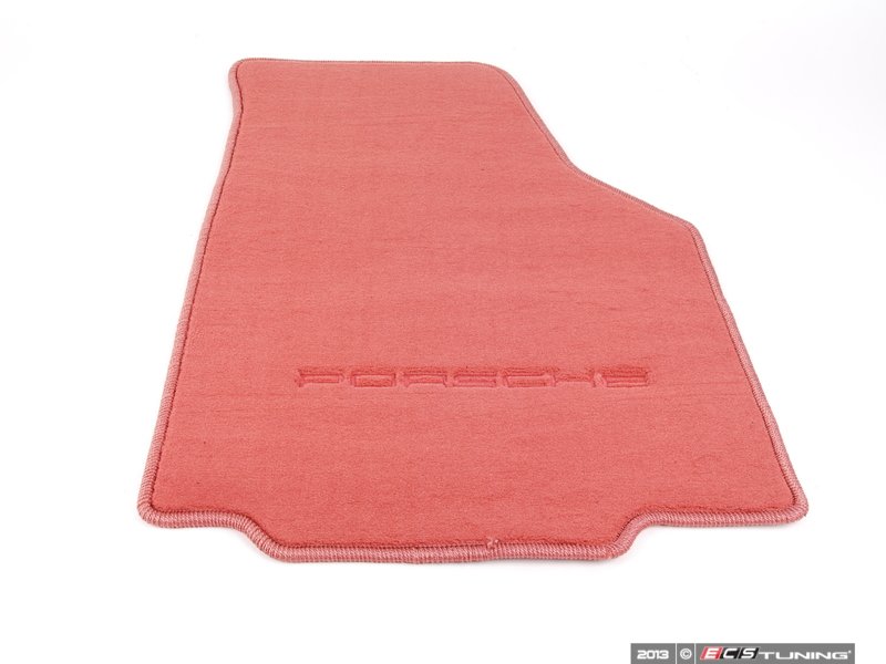 Genuine Porsche 00004480053M30 Set Of Floor Mats Boxster Red