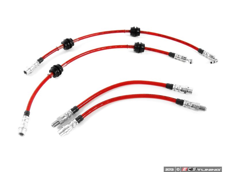 ECS ECS4106162KT Front & Rear ExactFit Stainless Steel Brake Lines